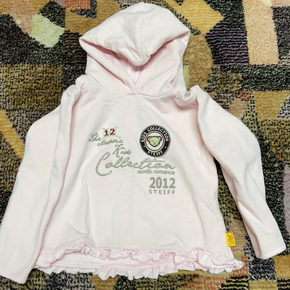 Vintage Steiff hoodie pink size 18M